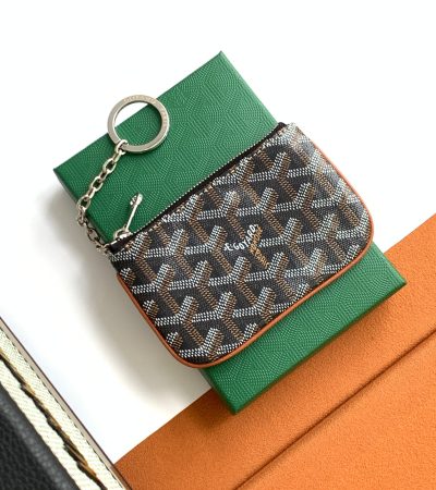 Goyard Senat Mini Key Pouch Brown